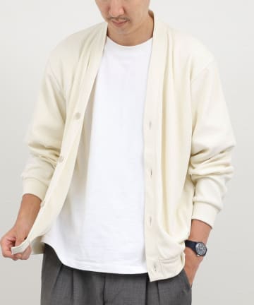 NOLLEY'S(ノーリーズ) ワッフルカーディガン ウォッシャブル 26AW