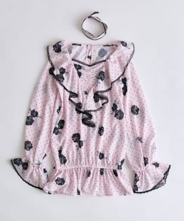 OLIVE des OLIVE(オリーブ デ オリーブ) 【インフルエンサー企画】miko rose blouse