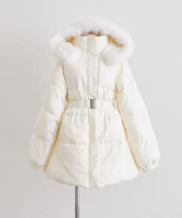 OLIVE des OLIVE(オリーブ デ オリーブ) Snow fur ミドルエコダウン