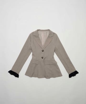 Belle Charme(ベルシャルム) Lace-up Tailored Jacket