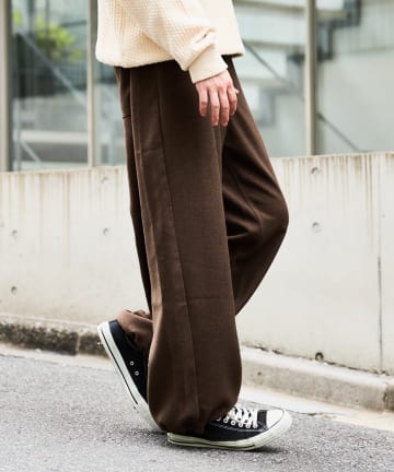 CIAOPANIC TYPY(チャオパニックティピー) 【UNISEX】アソート柄フランネルカーブパンツ