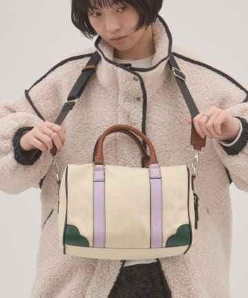 CIAOPANIC TYPY(チャオパニックティピー) 【willow】配色帆布ボストンBAG