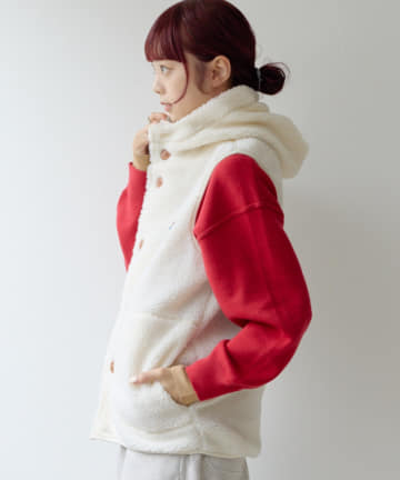 CIAOPANIC TYPY(チャオパニックティピー) 【26Winter展示会 出展商品】【GEVACO】ボアフリースフードベスト