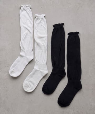 NICE CLAUP / OLIVE des OLIVE OUTLET(ナイスクラップ  / オリーブ デ オリーブ アウトレット) 【RMAF】ハイソックス２足セット