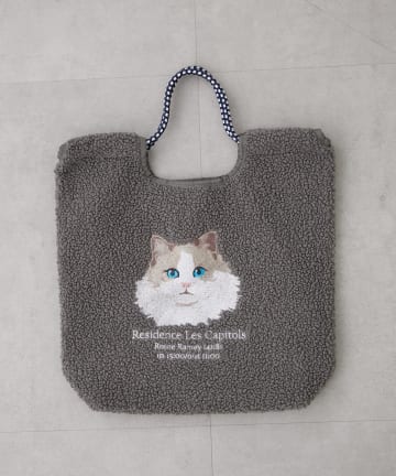 Remind me and forever(リマインドミーアンドフォーエバー) ボア刺繍コードトート