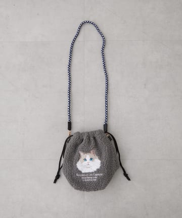 Remind me and forever(リマインドミーアンドフォーエバー) ボア刺繍コードショルダー