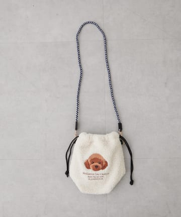 Remind me and forever(リマインドミーアンドフォーエバー) ボア刺繍コードショルダー