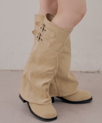 NICE CLAUP / OLIVE des OLIVE OUTLET(ナイスクラップ  / オリーブ デ オリーブ アウトレット) 【RMAF】カバーロングブーツ
