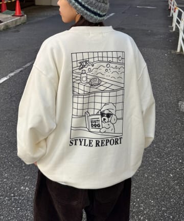 CIAOPANIC TYPY(チャオパニックティピー) 【UNISEX】DOG刺繍裏毛スウェット