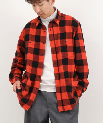 NOLLEY'S(ノーリーズ) バッファローチェック シャツカバーオール 26AW