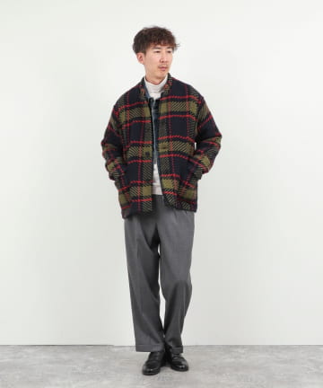 NOLLEY'S(ノーリーズ) 【John Branigan/ジョン・ブラニガン】別注ショートニットブルゾン 26AW
