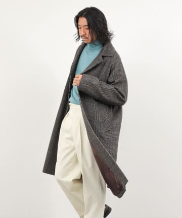 NOLLEY'S(ノーリーズ) 《ビジカジ対応》シングルチェスターコート 26AW