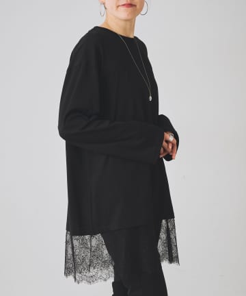 BEARDSLEY(ビアズリー) 裾レースチュニック