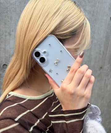 Lattice(ラティス) ビジュースマホケース(iPhone16)