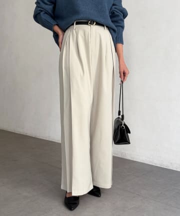 Chez toi(シェトワ) BACKゴムタックパンツ