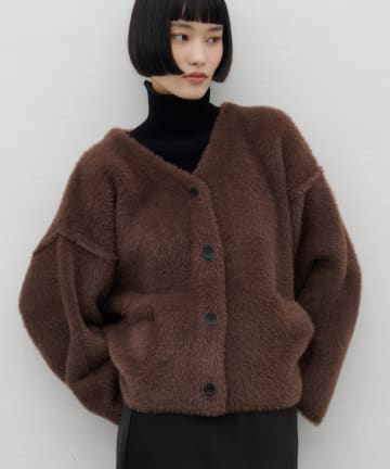 CIAOPANIC TYPY(チャオパニックティピー) 【26Winter展示会 出展商品】高密度ファーニットジャケット