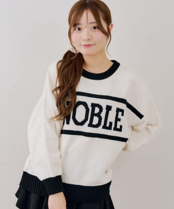 NICE CLAUP / OLIVE des OLIVE OUTLET(ナイスクラップ  / オリーブ デ オリーブ アウトレット) 【ANOTHER BRANCH】配色ロゴニット