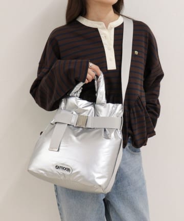 FREDY & GLOSTER(フレディ アンド グロスター) 【OUTDOOR PRODUCTS】ナイロン2wayベルトトートバッグS