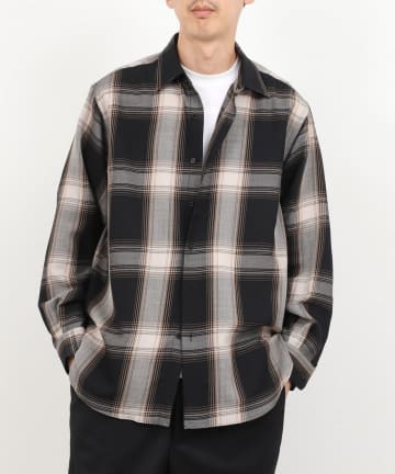 NOLLEY'S(ノーリーズ) 【BATONER/バトナー】OMBRE CHECK REGULAR オンブレチェック レギュラーシャツ 26AW