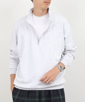 NOLLEY'S(ノーリーズ) BARNS OUTFITTERS別注 スウェットハーフジップ 26AW