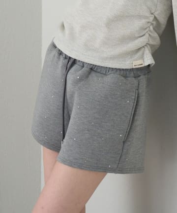 RAY CASSIN(レイカズン) ラメポンチショートパンツ