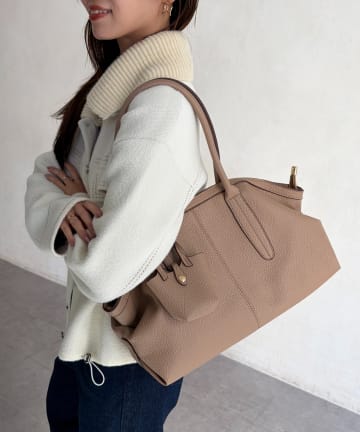 Chez toi(シェトワ) ミニBAG付きボストンBAG