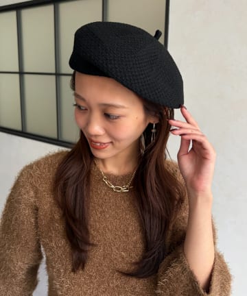 Chez toi(シェトワ) ニットベレー帽