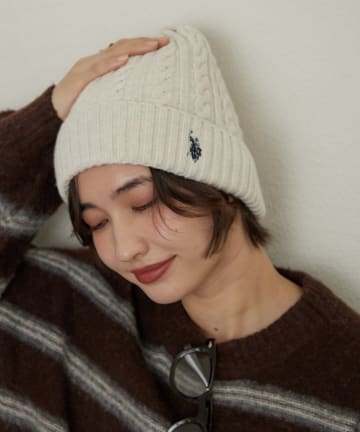 Remind me and forever(リマインドミーアンドフォーエバー) 【U.S POLO ASSN.】ワンポイントロゴビーニー