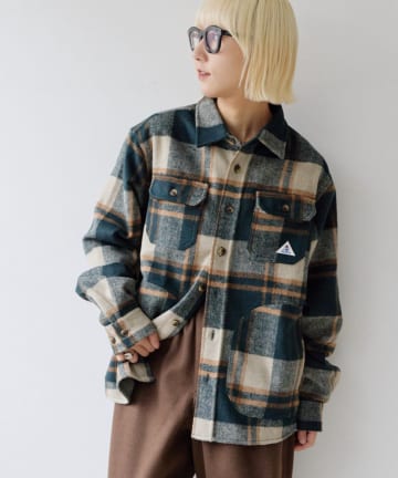 CIAOPANIC TYPY(チャオパニックティピー) 【GEVACO】モッサチェックワークシャツ