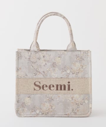 Seemi.by NICE CLAUP(シーミーバイナイスクラップ) ロゴトートバッグ