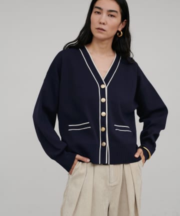 LARUTA(ラルータ) チルデン長袖カーディガン