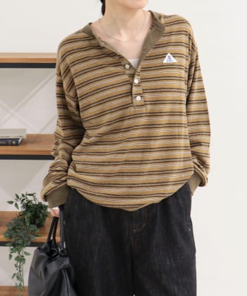 FREDY & GLOSTER(フレディ アンド グロスター) 【GEVACO/ゲバコ】リンガーヘンリーボーダーロンTシャツ