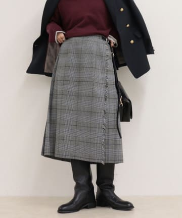 FREDY & GLOSTER(フレディ アンド グロスター) 【Oneil of Dublin】checked midi skirt