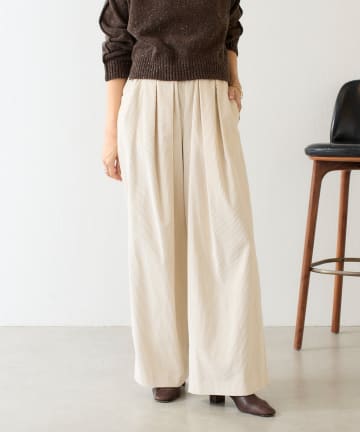 BEARDSLEY(ビアズリー) 《10/14(水)12:00予約開始予定》コーデュロイタックバギーパンツ