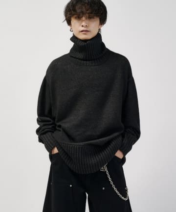 Lui's(ルイス) 【WEB限定】ルーズシルエット タートルネックニット