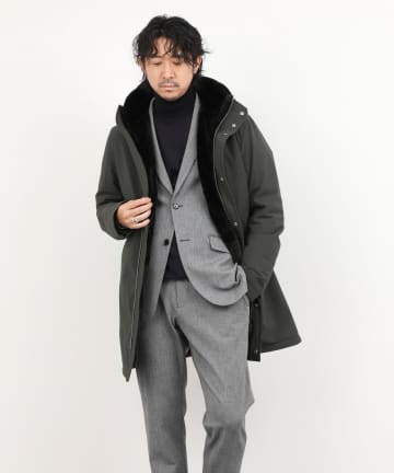 NOLLEY'S(ノーリーズ) 【HERNO/ヘルノ】HOOD BOA LONG 26AW