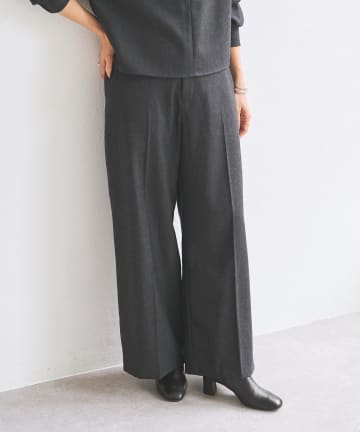 BEARDSLEY(ビアズリー) 《10/20(火)予約》ウールワイドパンツ《LIVETRT》【セットアップ】