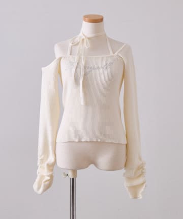 OLIVE des OLIVE(オリーブ デ オリーブ) 【インフルエンサー企画】Akane one shoulder knit
