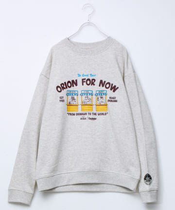 FREDY & GLOSTER(フレディ アンド グロスター) 【ORION×Duckster】オリオンビールコラボ裏起毛クルーネックスウェット