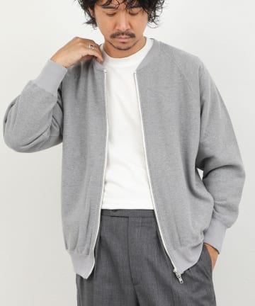NOLLEY'S(ノーリーズ) 【BATONER/バトナー】JUMBERCA URAKE ZIP UP BLOUSON ジャンベルカ 裏毛ジップアップブルゾン 26AW