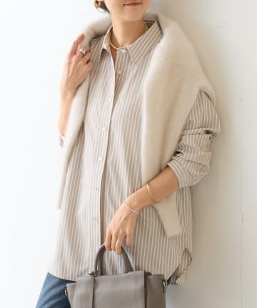 BEARDSLEY(ビアズリー) 《10/14(水)12:00予約開始予定》ストライプシャツ