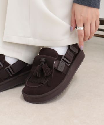 FREDY & GLOSTER(フレディ アンド グロスター) 【SHAKA/シャカ】MOC MULE TASSEL SUEDE