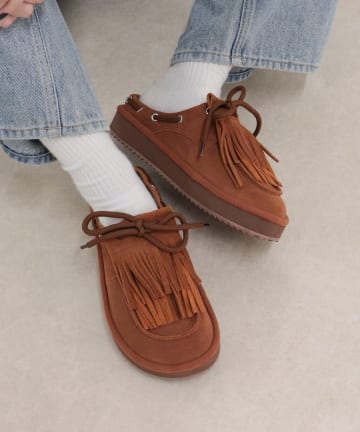 FREDY & GLOSTER(フレディ アンド グロスター) 【SHAKA/シャカ】TIPI BOAT MOC MULE SUEDE