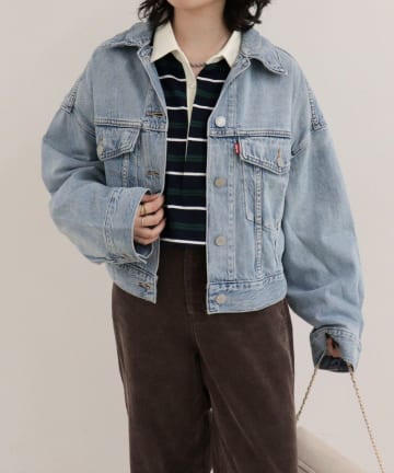 FREDY & GLOSTER(フレディ アンド グロスター) 【LEVI'S/リーバイス】LOOSE CROP TRUCKER