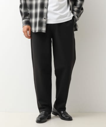NOLLEY'S(ノーリーズ) 度詰ミニ裏毛ストレッチスウェットパンツ 26AW