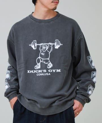 FREDY & GLOSTER(フレディ アンド グロスター) 【Duckster】ユニセックス DUCK’S GYMリバーシブルスウェット