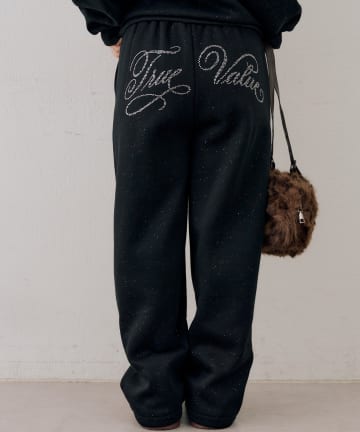 NICE CLAUP / OLIVE des OLIVE OUTLET(ナイスクラップ  / オリーブ デ オリーブ アウトレット) 【ANOTHER BRANCH】【セットアップ可能】裏毛バックロゴスエットパンツ