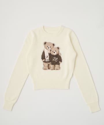 Belle Charme(ベルシャルム) Belle Charme Bear Knit
