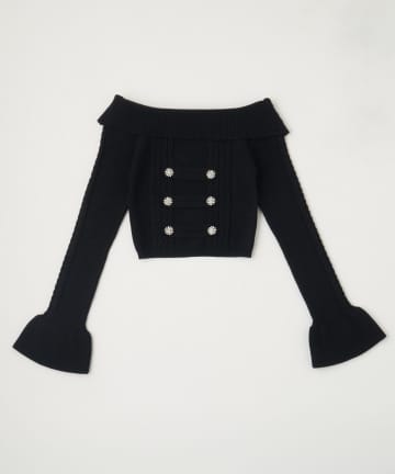Belle Charme(ベルシャルム) Snow Napoleon Knit