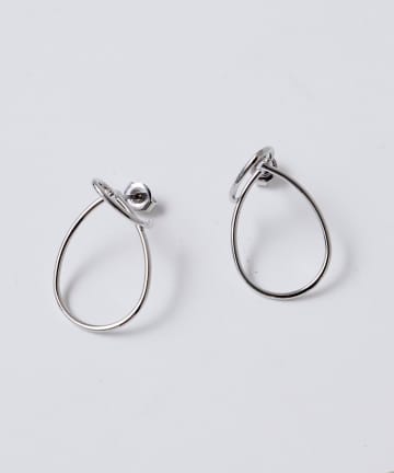 PUAL CE CIN(ピュアルセシン) オーバルピアス